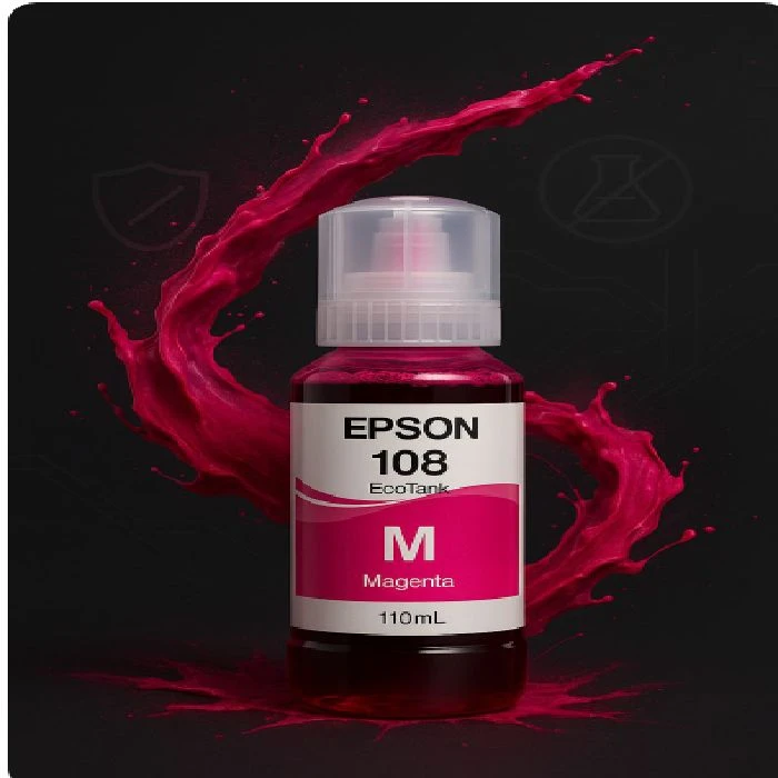 Polnjenje črnila Epson 108 Ecotank plastenka Magenta 110mL